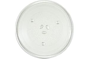 HQRP 12.5" 31.5cm Glass Turntable Tray Compatible with Maytag Frigidaire, Hotpoint, GE General Electric, Amana Samsung Magic Chef, Emerson Electrolux Microwave WB39X10002 Oven Plate 12.5-inch 315mm
