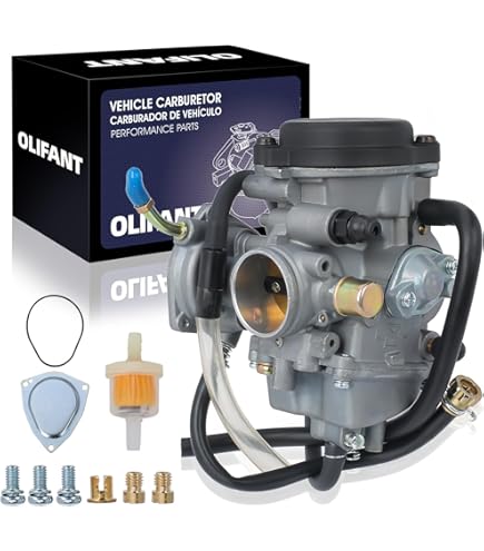 Qiuwanzia Carburateur Kit Pour Yamaha 2000-2006 Big Bear 400 Kodiak 400