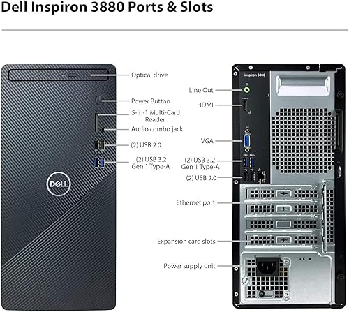 Newest Dell Inspiron 3880 Premium Business Desktop Computer/ 10th