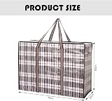 jeufun Laundry Bag Heavy Duty 70x50x25cm Large Durable Zipper Storage Bag view 2