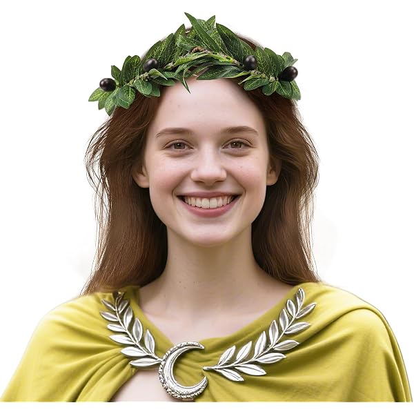 Amazon.com: DreamLily Greek Headpiece Bridal Leaf Crown  display picture 2