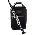 Jean Paul CL-400 Intermediate Bb Clarinet with ABS Body, Synthetic Pads and Silver-Plated Keys