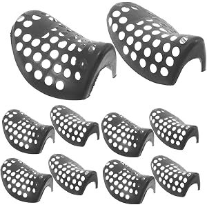 Lurrose 5 Pairs Plastic Shoe Shaper Inserts for Men and Women Sneakers and Dress Shoes Size 39-42 Lightweight Hollow Design P