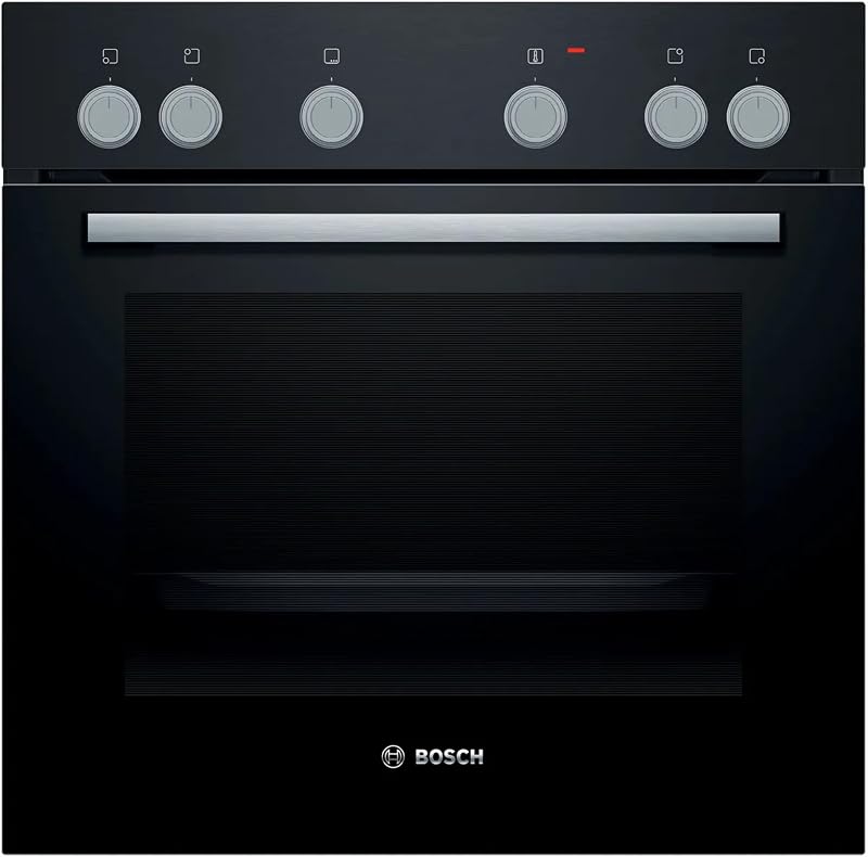 HND611LS62 - Juego de cocina empotrable (60 x 60 cm, aire caliente 3D, hidrólisis, pantalla LED y placa eléctrica NKN645GA2E, zona de asado, calor residual, marco de acero inoxidable)