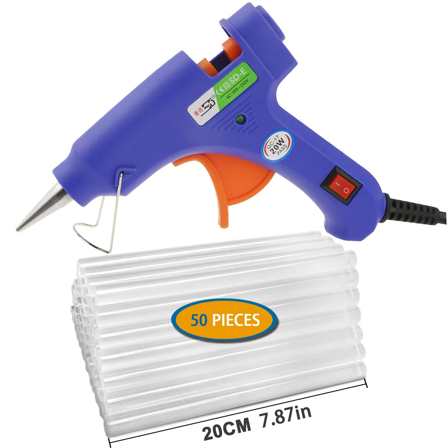 pistola de silicona con pcs cm por jamber Mini pistola de fusión