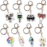 USHJNV Dandys World Keychain - 8 Pcs Cute Acrylic