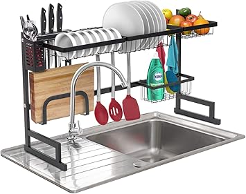 Amazon Com Sorbus Over The Sink Dish Drying Display Rack Stand