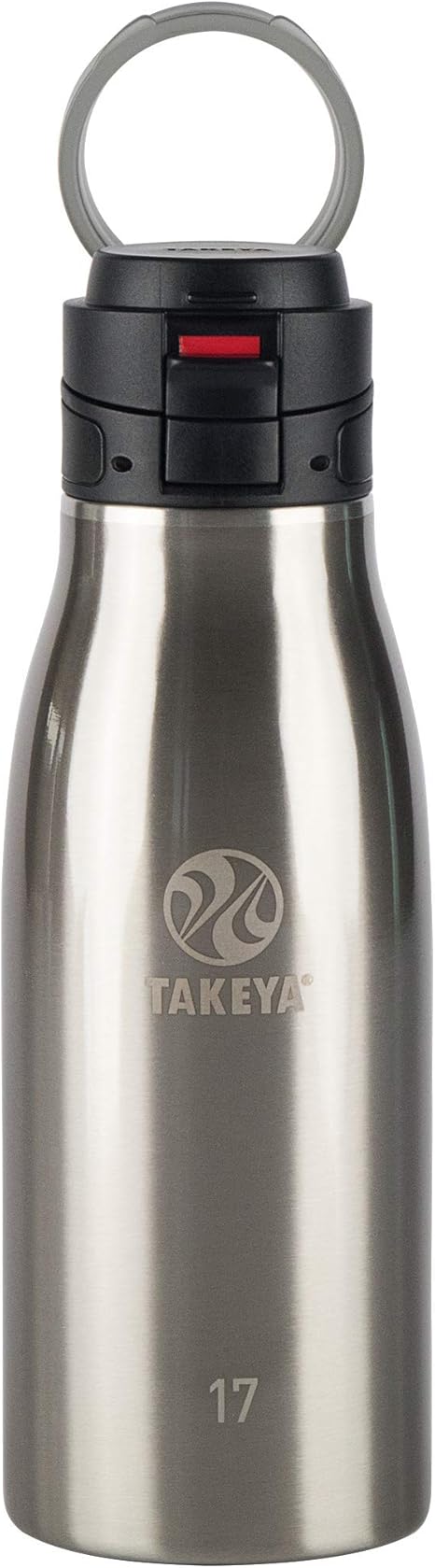 Amazon Com Takeya Traveler Insulated Travel Mug W Leak Proof Lid 17 Oz Steel Kitchen Dining