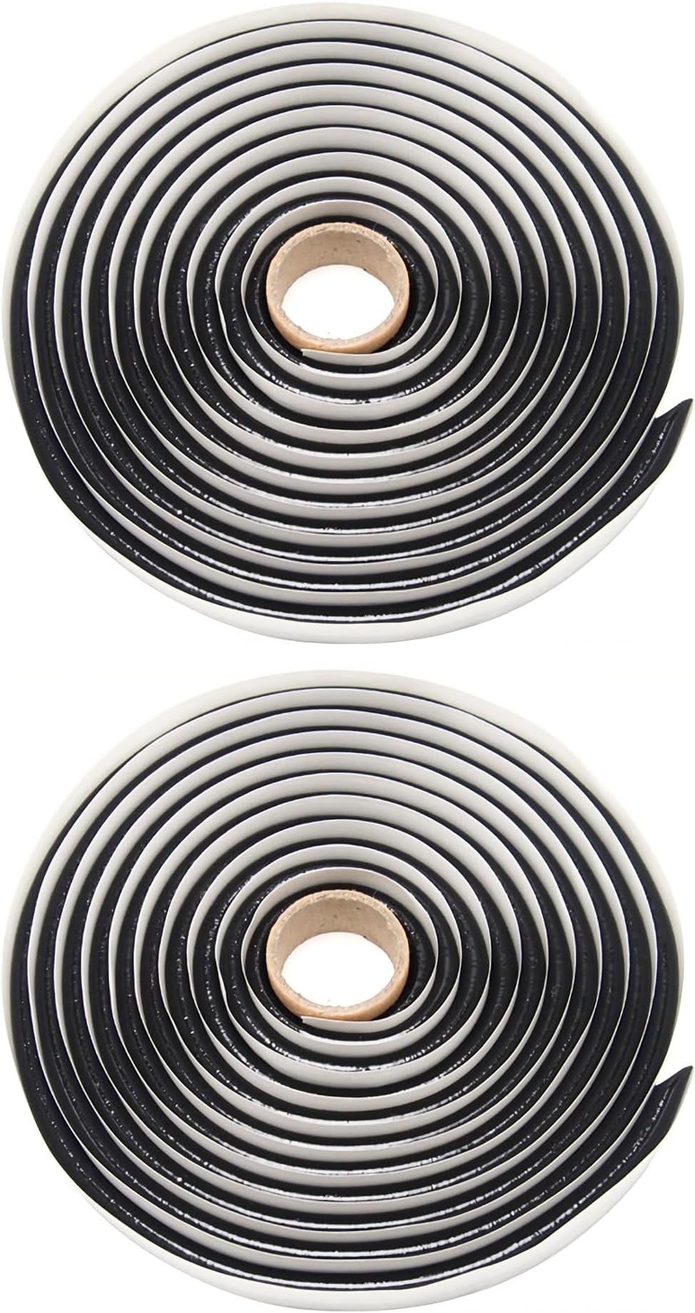 QWORK 2 Piece Butyl Sealant Tape 9.5mm x 13ft Black for Automotive Doors Windows