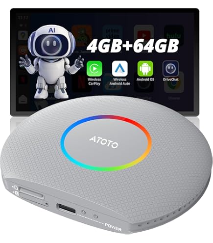 ATOTO CB6 AI Box 2025年版 | 4GB+64GB | Amazon.com: ATOTOZONE CB6 CarPlay AI Box & Android AI Box