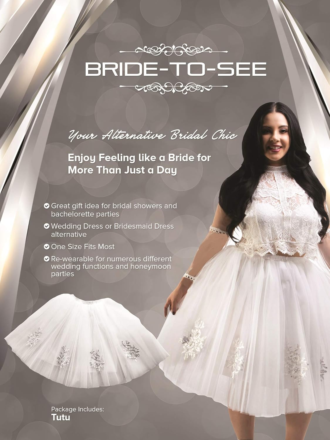 tulle skirt bridal shower outfit