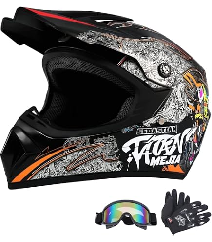 Casque Moto VCAN FMVSS 218 DOT Taille Moyenne - Pour VTT Et Motocross