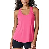 Zengjo Womens Athletic Tank Tops - Long Workout Tanks Quick Dry Moisture Wicking Sleeveless Tops for Running Gym Yoga