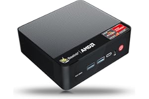 Beelink SER5 Mini PC,AMD Ryzen 7 5700U Processor,up to 4.3 GHz(8C/16T),Mini Computer with 32G DDR4 RAM/500GB M.2 2280 NVMe SSD,4K FPS/WiFi 6/BT5.2/Triple Display/USB3.2/Support Auto Power On