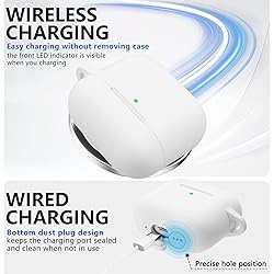 Ljusmicker for AirPods 4 Case Cover 2024 with