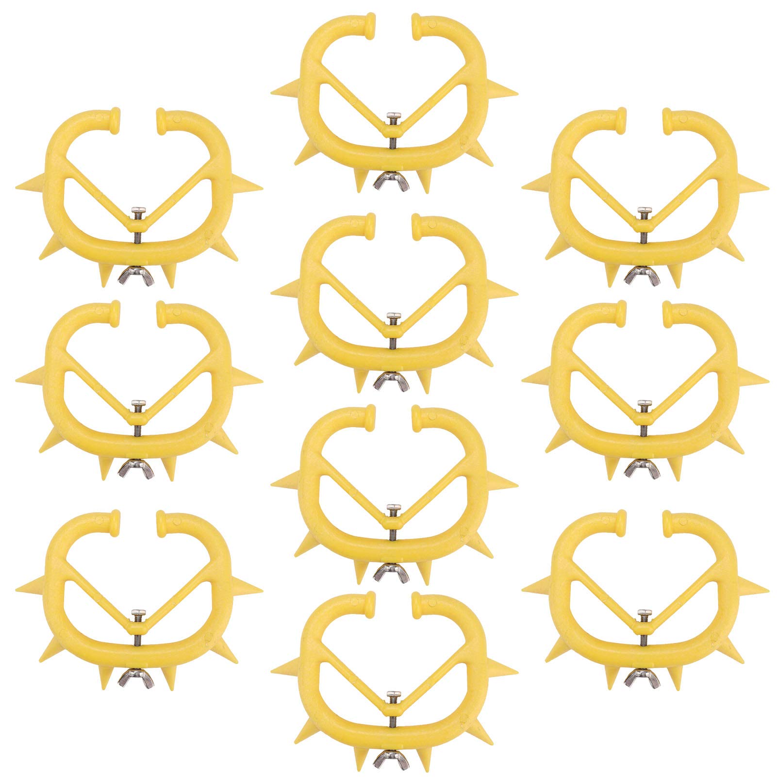 Zerodis 10Pcs Cow Nose Ring, Farm Livestock Animal Weaner Plastic Weaning Tool Weaning Equipment for Calf Cattle Prevent Sucking