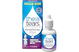 TheraTears Dry Eye Therapy Eye Drops for Dry Eyes, 1.0 Fl Oz