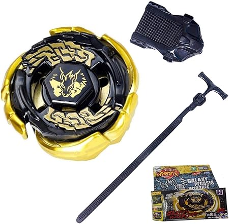 Amazon ベイブレード ゴールド ギャラクシーペガシス ペガシス ブラック ホール サン マスターズ 4d 43 高パフォーマンスゲーム ランチャー付 Pmxox 改造対戦型トイ おもちゃ