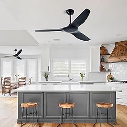 HUMHOLD 52" Ceiling Fan no Lights with