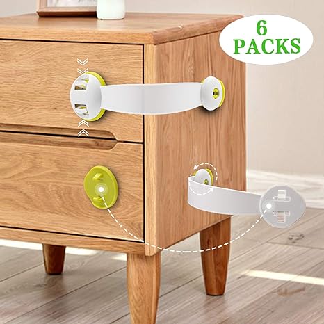 Cabinet Locks Child Safety Baby Proofing Baby Locks 6 Pack