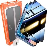 UniqueMe 2 Pack for iPhone 18 Pro Max Privacy Screen Protector - 6.9 inch | 20&deg; Anti-Spy, Bubble-Free, Military Grade Shatterproof, 9H+ Hardness, Tempered Glass, Full Coverage, Easy to install