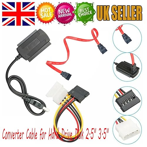 in IDE SATA ATA Drive to USB Adapter Converter Cable for