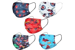 YUESUO 50PCS Kids Face_Mask Children 3Ply Earloop Breathable Kids Face_Mask Outdoor School Supplies Boys Girls