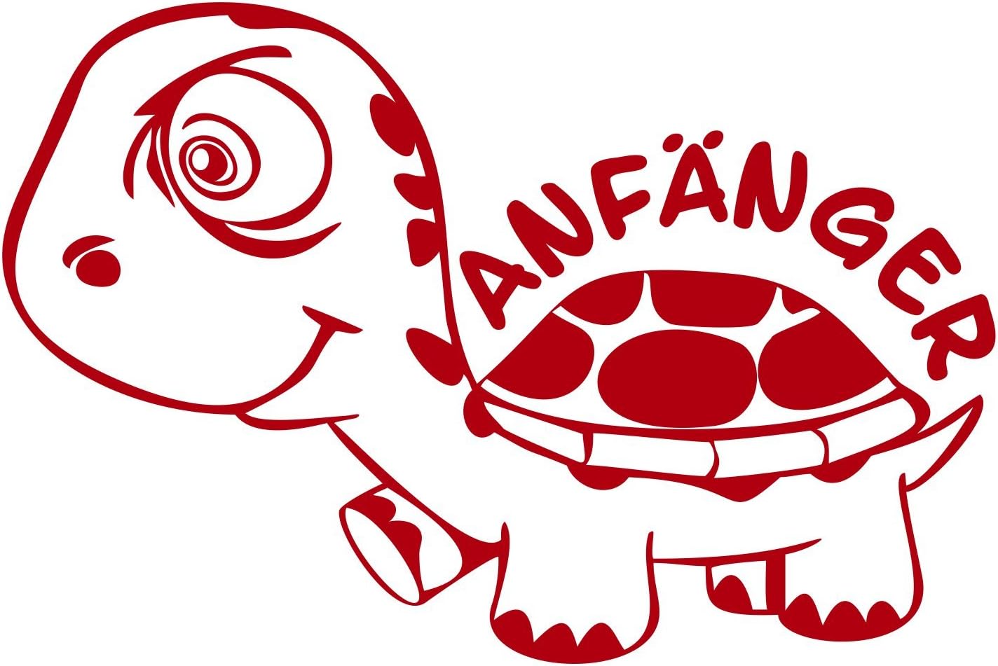 Anfänger Turtle Schildkröte Aufkleber Fahranfänger ...