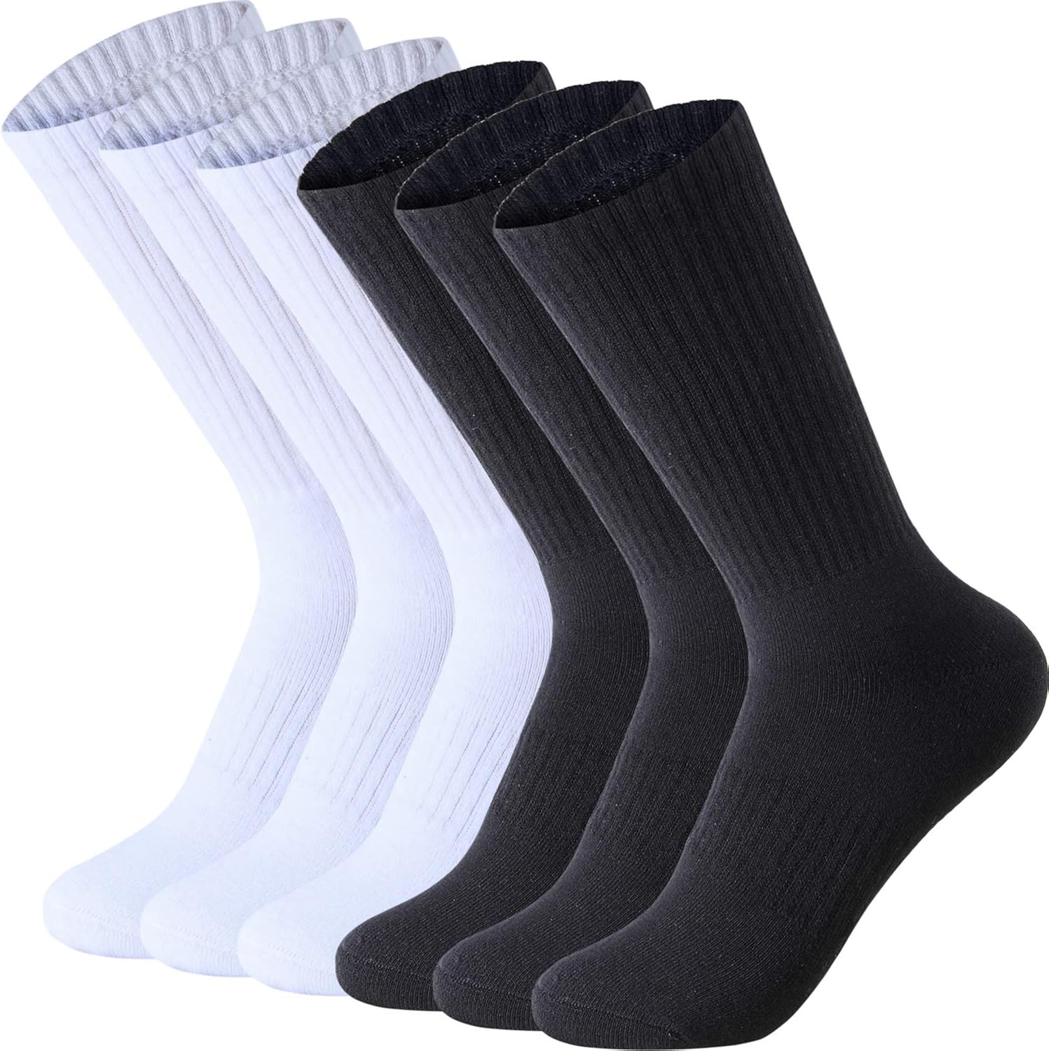 Areke Mens Performance Cotton Cushioned Athletic Ankle Low Cut Socks