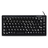 Cherry G84-4100LCAUS-2 Compact Wired Keyboard - PS/2, USB, Black (Renewed)