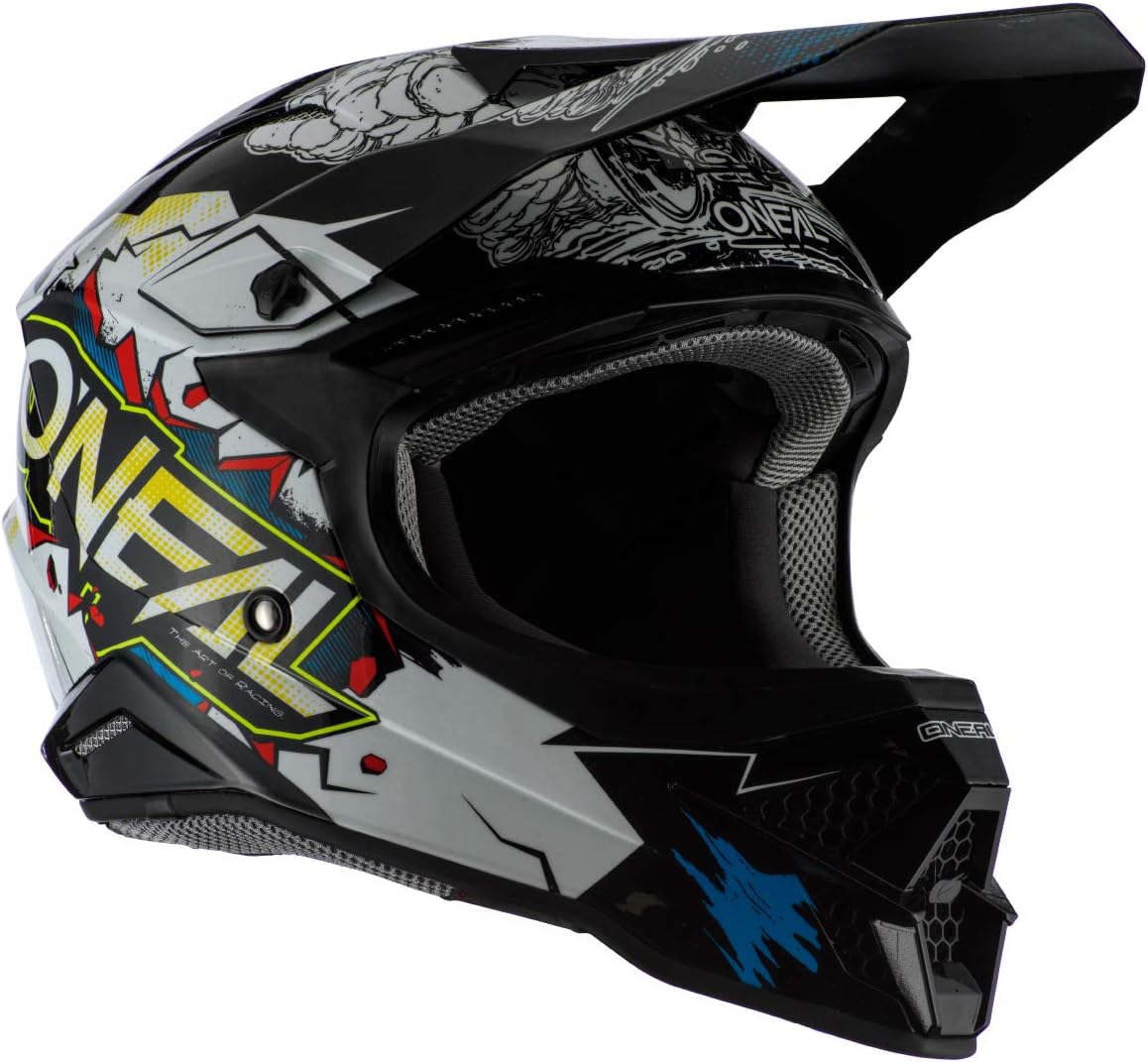 Neon Yellow, L ONeal 0627-314 3 Series Unisex-Adult Off-Road Helmet