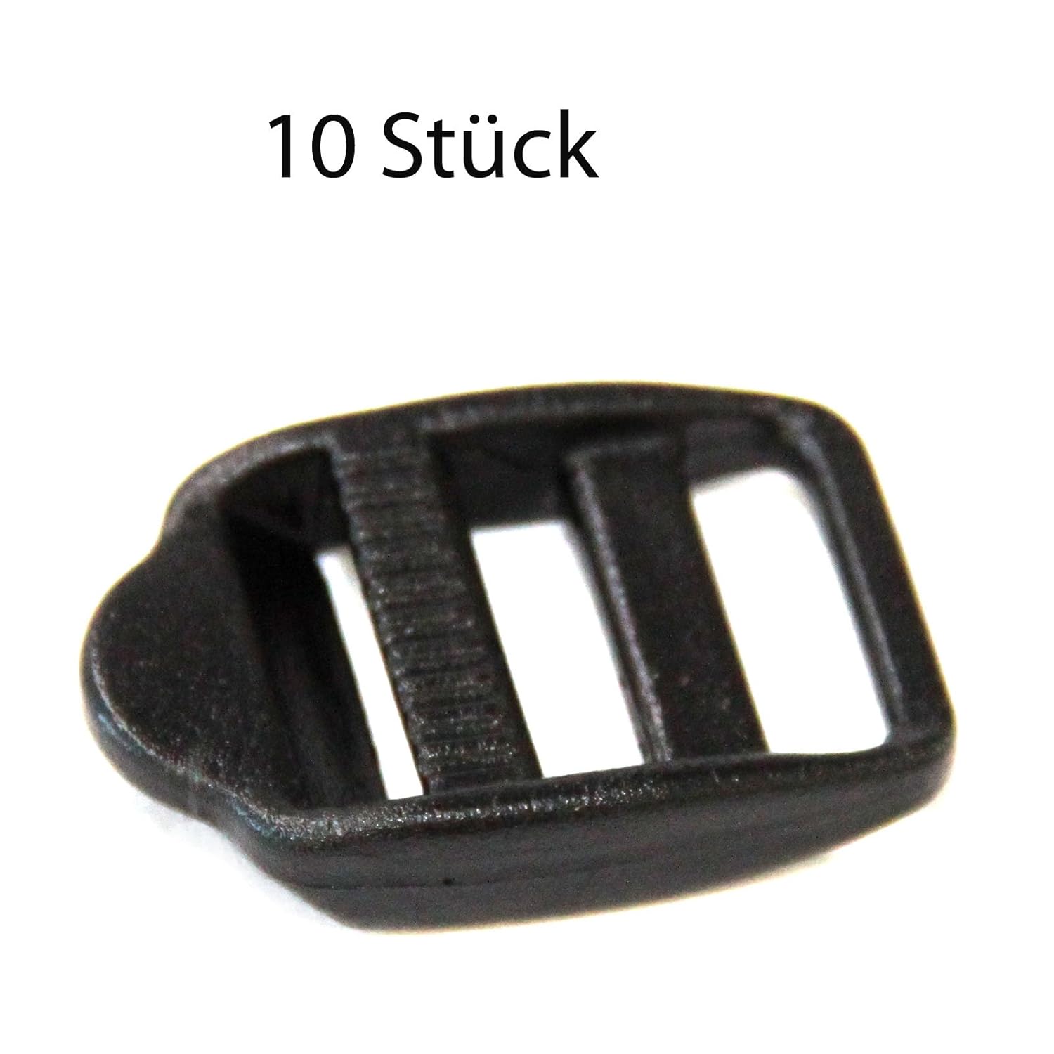Leiterschnalle schwarz für 20 mm Gurtband - 10 Stk.: Amazon.de: Sport