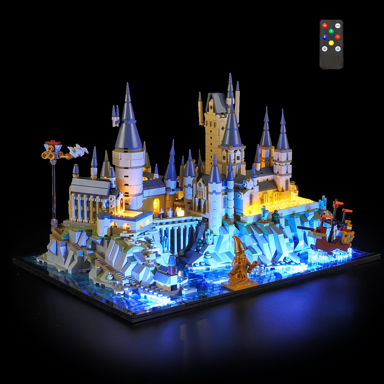 Photo 1 of LIGHTAILING Light for Lego-76419 Hogwarts Castle and Grounds — Easy Install, Hidden Wiring, Home Decor & Gift-Ready :Remote-Control Version(Model Not Included)