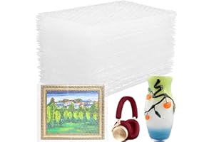 50Pcs 8 x 10 Inch Bubble Out Bags, Double Walled Wrap Pouches Protective Cushioning Bubble Pouch for Shipping, Storage, Maili