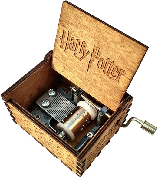 Grabado de madera manivela Caja de música – Harry Potter: Amazon.es: Hogar