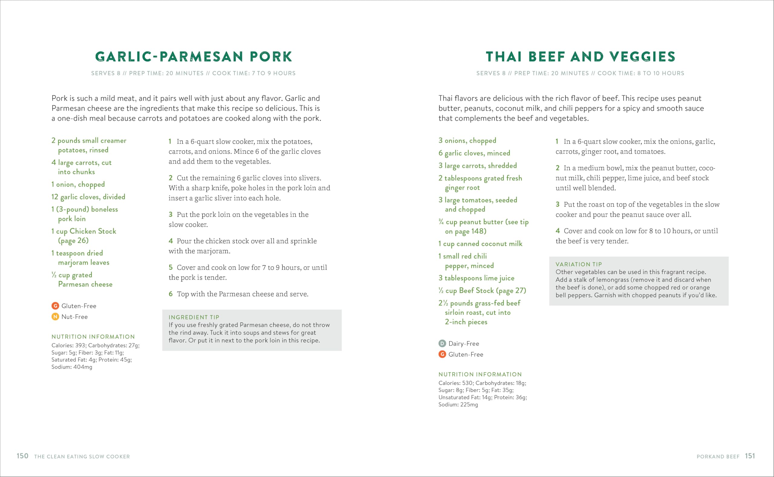 The Clean Eating Slow Cooker: A Healthy Cookbook of Wholesome Meals that Prep Fast & Cook Slow