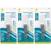 Trim Nail Care Fingernail Clipper (3 pack)