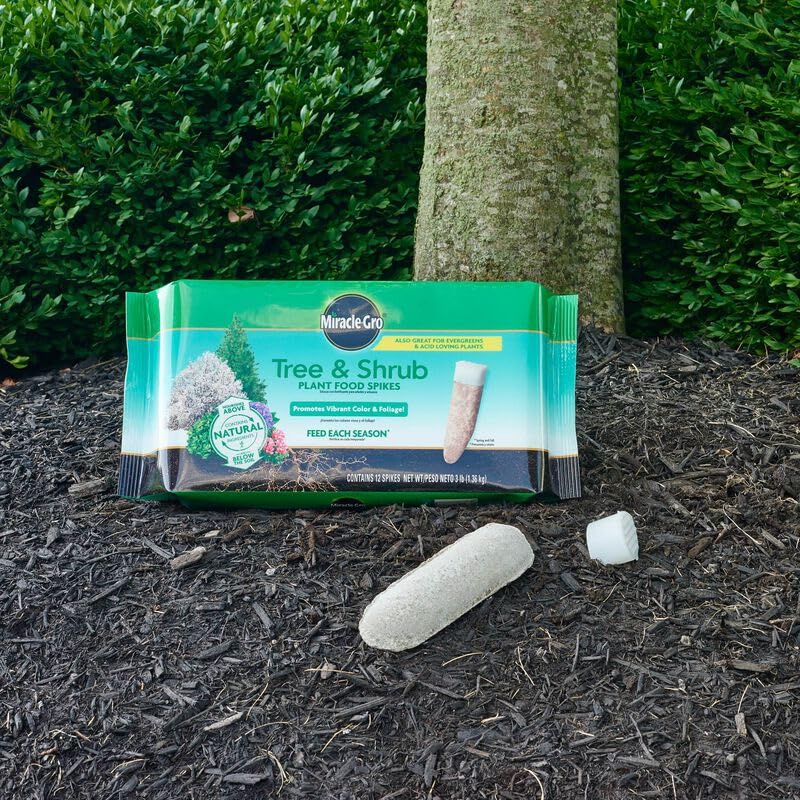 MiracleGro Tree & Shrub Plant Food Spikes, 12 Spikes/Pack, 12 count