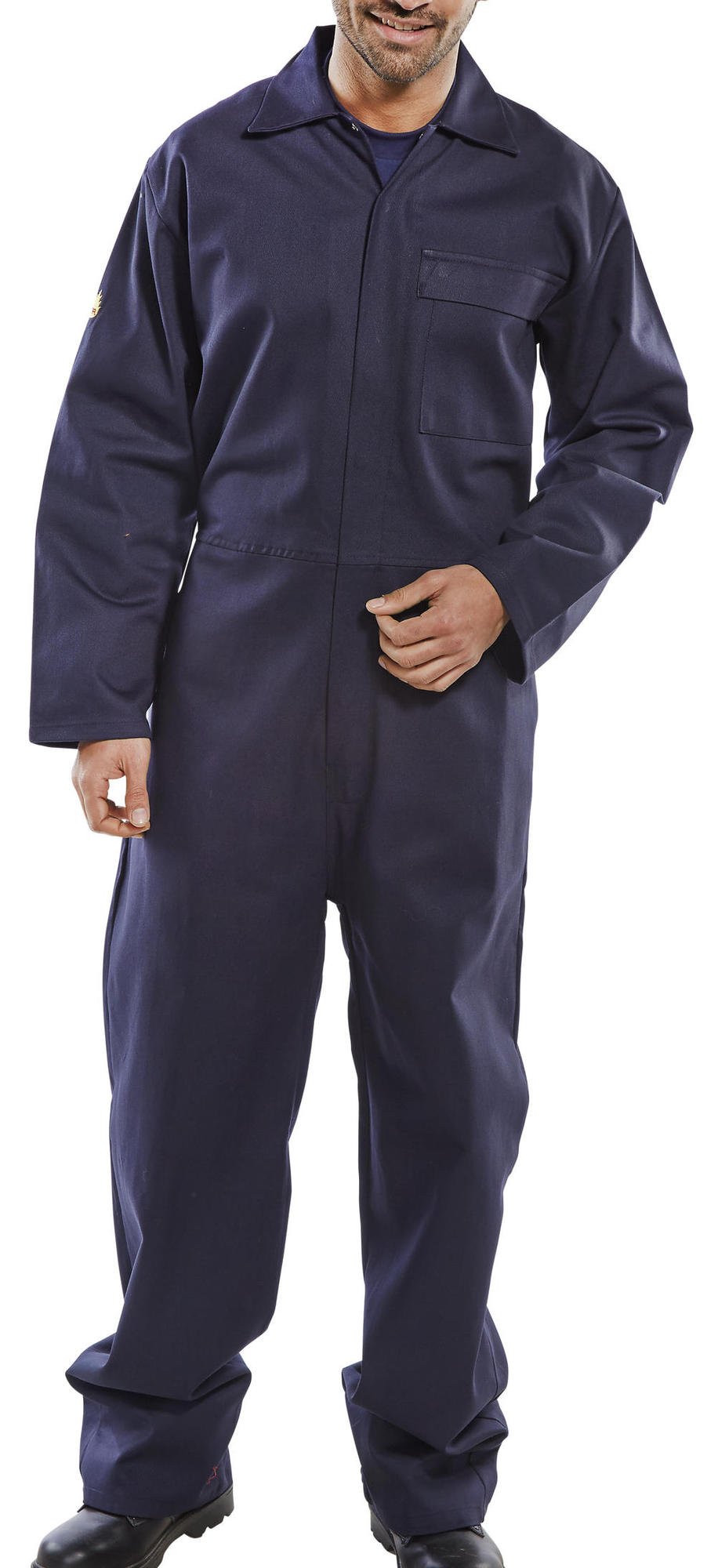 FIRE RETARDANT BOILERSUIT NAVY BLUE 58
