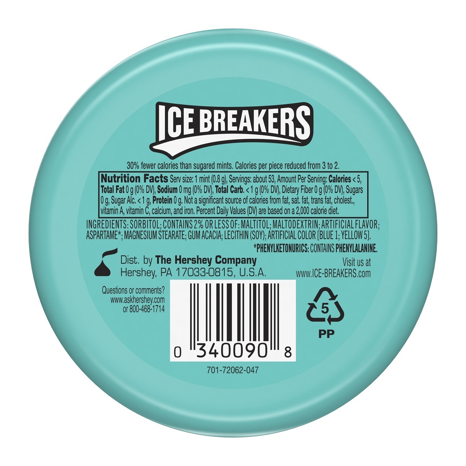 Ice Breakers Mints, Wintergreen, Sugar Free, 1.5 Ounce (8 Count) Buy