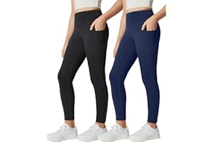 IUGA Girls Fleece Lined Leggings High Waisted Yoga Pants with Pockets Winter Leggings for Girls Athletic Warm Leggings