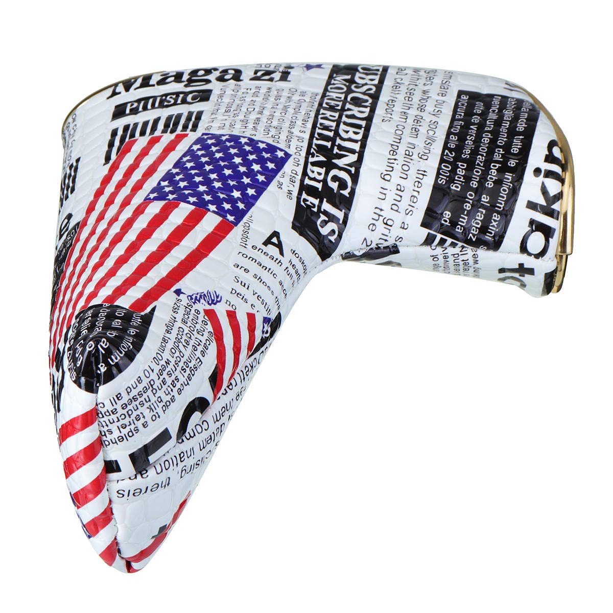 Amazon.com: K&A Company Sports Golf Putter Head Cover Club PU Headcover Universal American Flag Protector, 1#: Beauty
