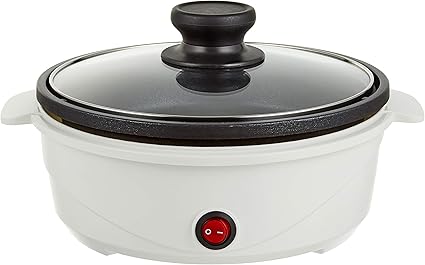 Amazon オーム電機ミニグリル鍋 品番 08 1210 ホワイト Cok Ym65a W オーム電機 グリル鍋