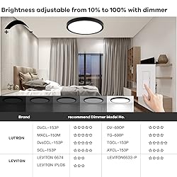 TALOYA Dimmable Flush Mount Ceiling