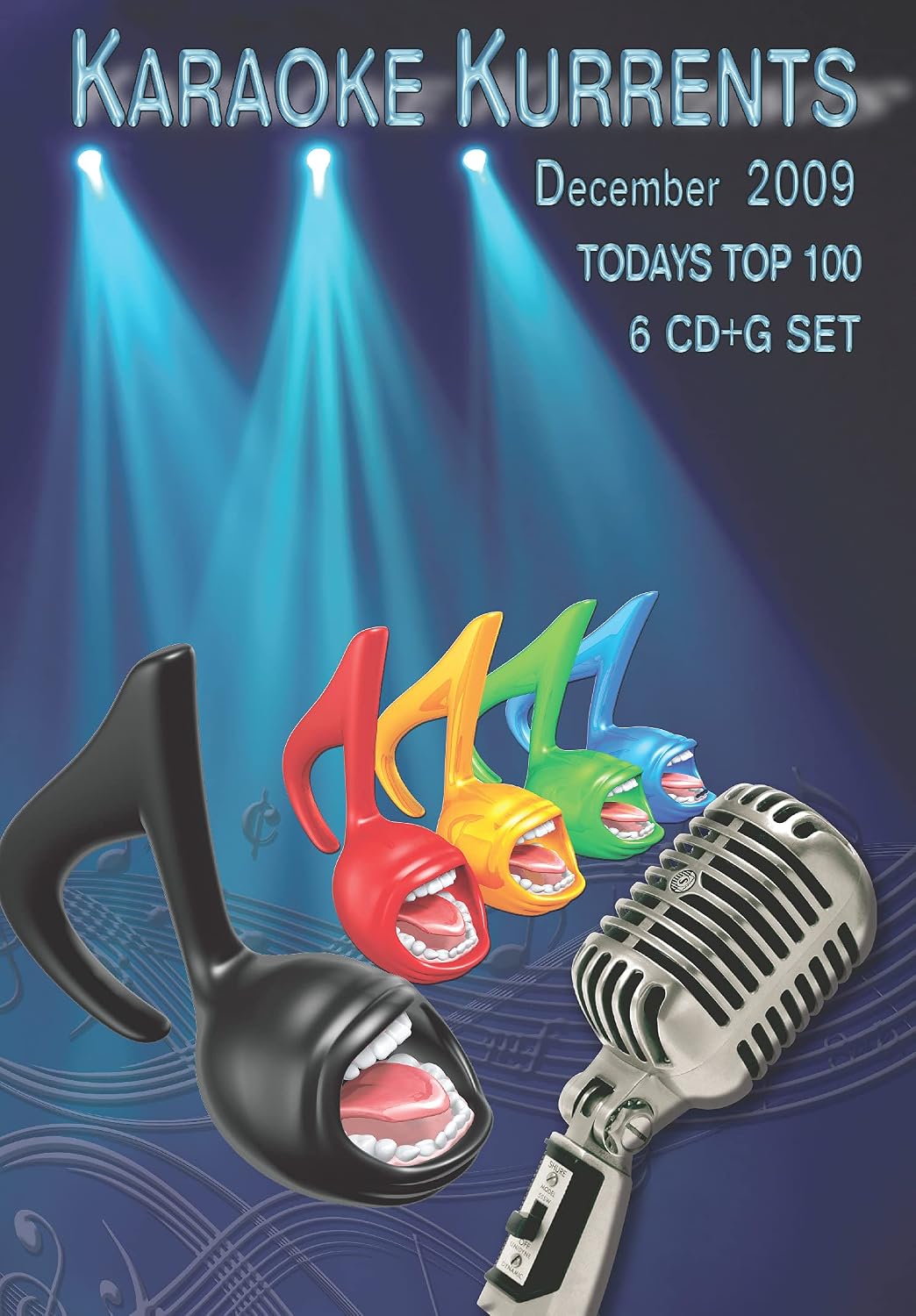  Karaoke Kurrents 6 Disk CDG Boxed Set December 2009 100 Pop Country 