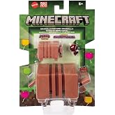 Mattel Minecraft Core Action Figure Set 3.25-inch Scale Mob Vote Winner Armadillo and Baby Armadillo