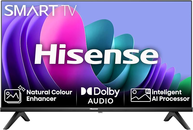 Hisense 32E4NTUK 32 Inch Smart TV VIDAA OS DTS Virtual:X Dolby Audio 2024