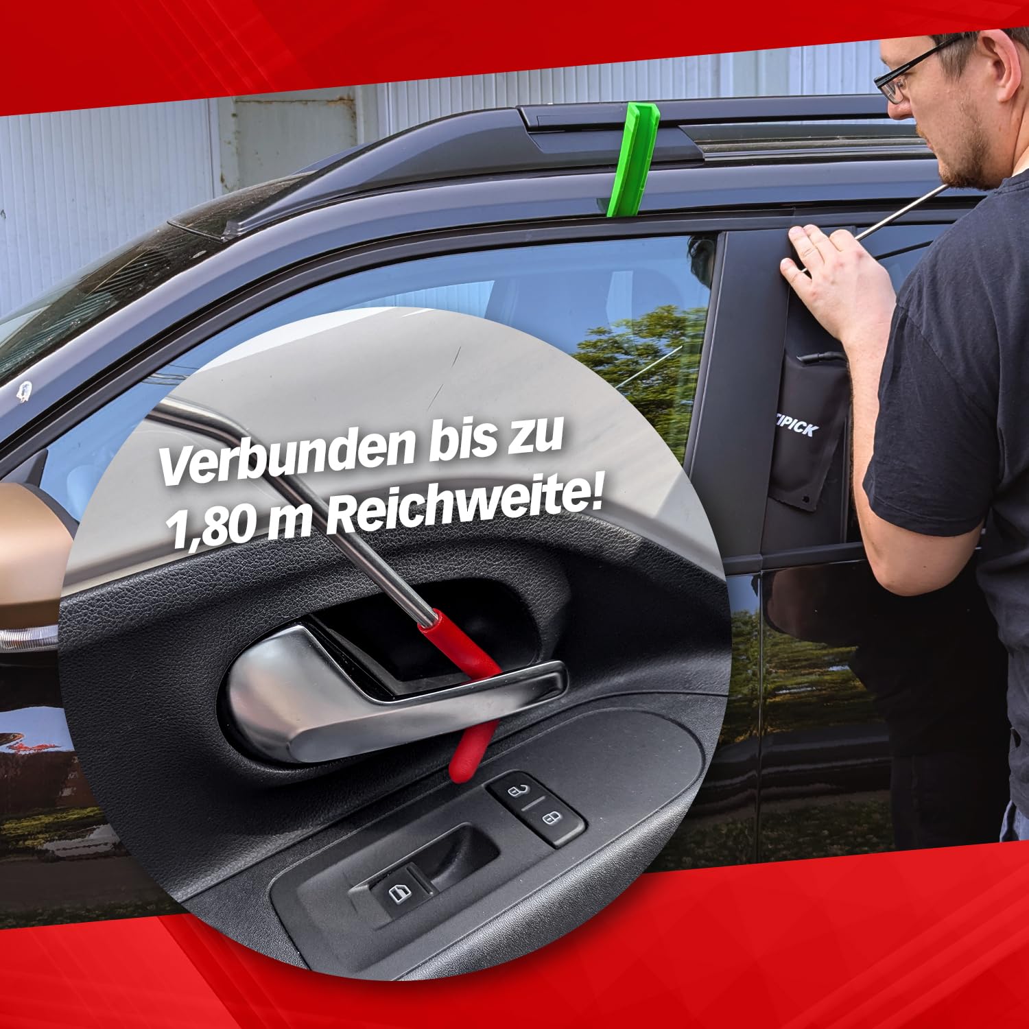 Multipick KFZ Öffnungsset Profi – Hebelwerkzeug Auto & Profi Autowerkzeug – Zierleistenkeile & Car Tools zur Fahrzeugöffnung – Auto Werkzeugset - KFZ Öffner 3