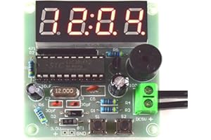 CANADUINO® Digital LED Clock DIY Kit 4-Digits, Alarm Counter Countdown