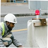 OSALADI 4Pcs Traffic Cone Flashing Warning Lights Portable Weather-Resistant view 4